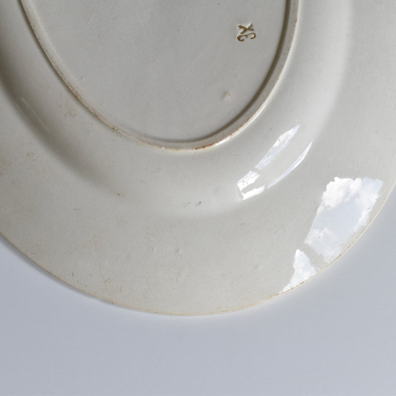 Antique Oval Platter Badonviller Primerose