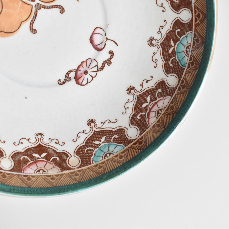 アンティークコーヒカップ＆ソーサー サルグミンヌ F