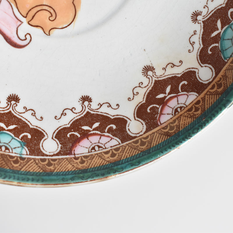 アンティークコーヒカップ＆ソーサー サルグミンヌ F