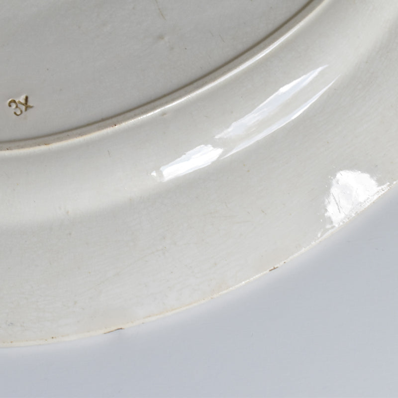 Antique Oval Platter Badonviller Primerose