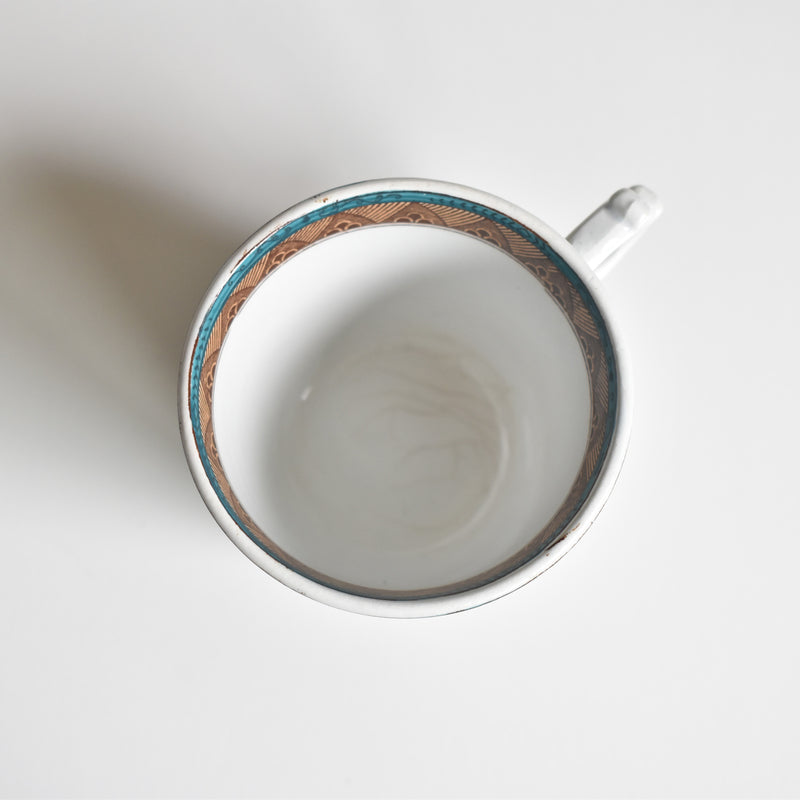 アンティークコーヒカップ＆ソーサー サルグミンヌ F