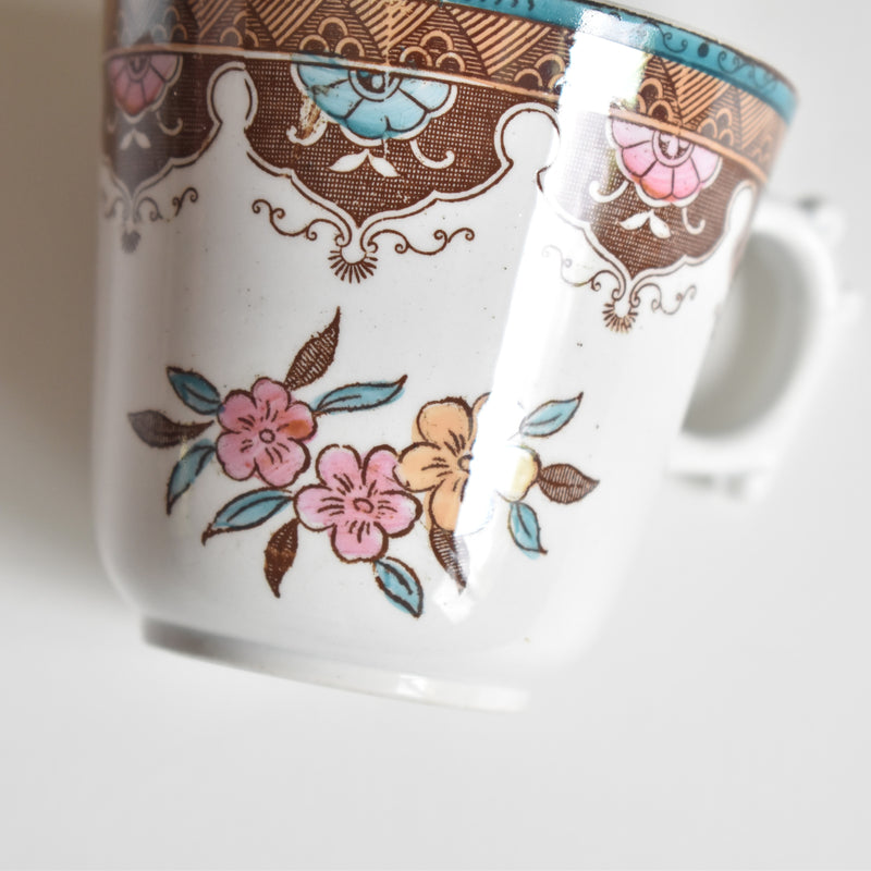 アンティークコーヒカップ＆ソーサー サルグミンヌ F