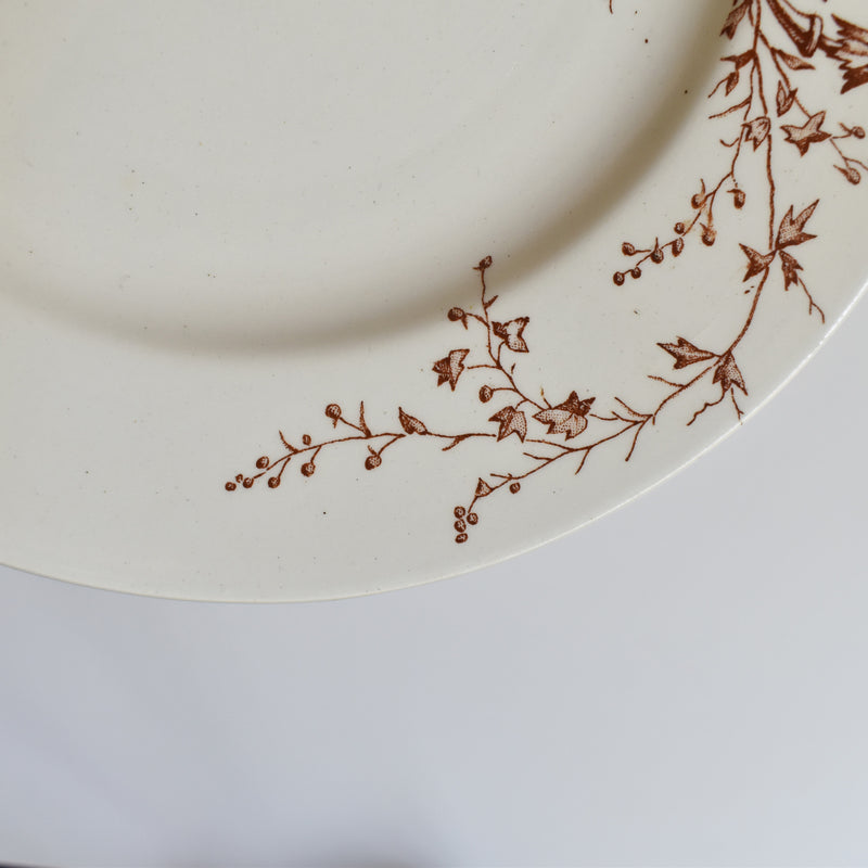 Antique Dessert Plate - KG Luneville Joinville