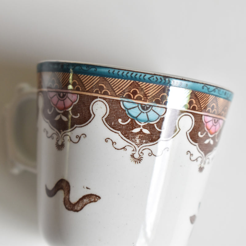 アンティークコーヒカップ＆ソーサー サルグミンヌ F