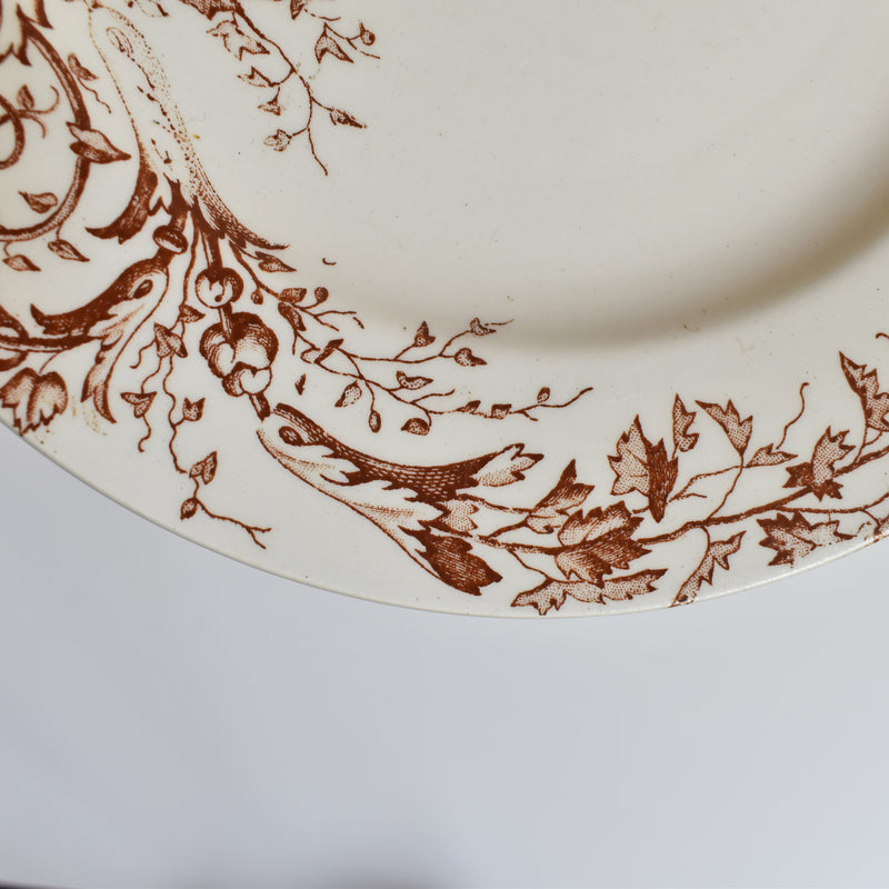 Antique Dessert Plate - KG Luneville Joinville