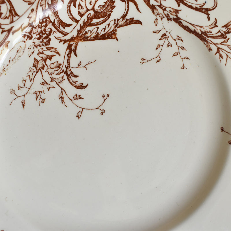Antique Dessert Plate - KG Luneville Joinville