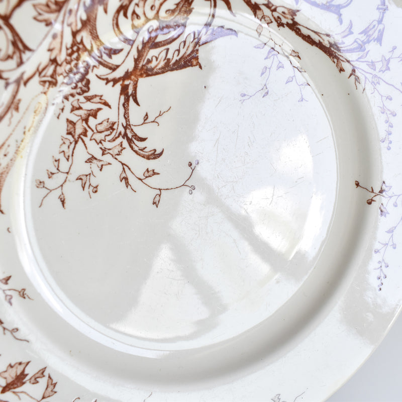 Antique Dessert Plate - KG Luneville Joinville