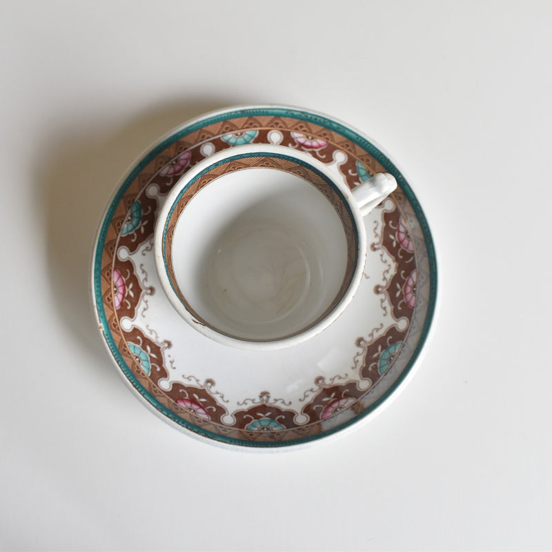 アンティークコーヒカップ＆ソーサー サルグミンヌ G