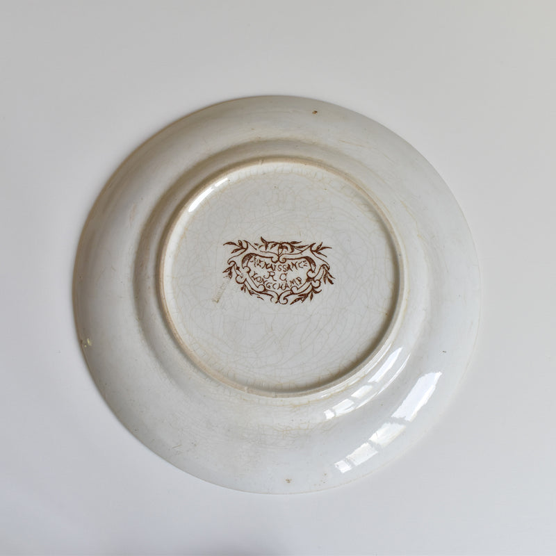 Antique Plate Longchamp Renaissance
