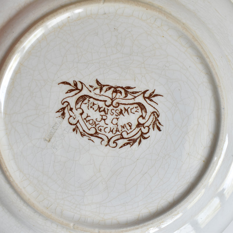 Antique Plate Longchamp Renaissance