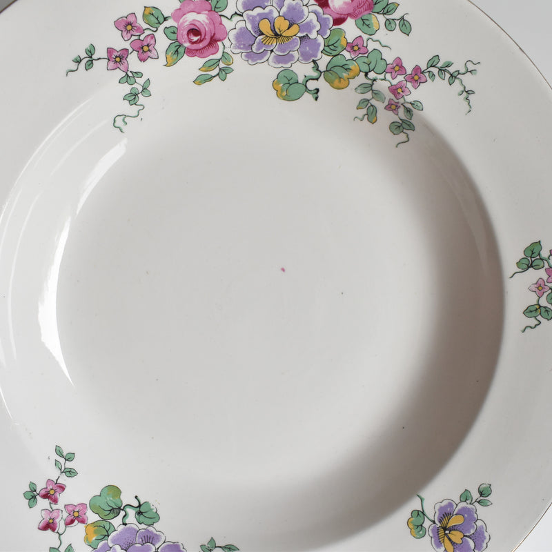 Vintage deep plate Digoin & Sarreguemines 3985 A