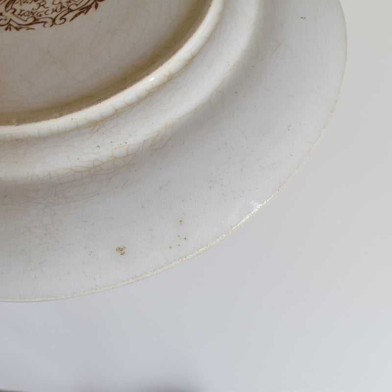 Antique Plate Longchamp Renaissance