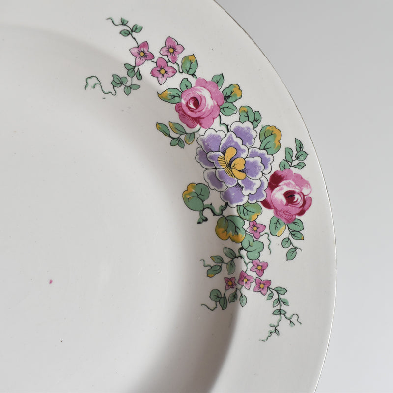Vintage deep plate Digoin & Sarreguemines 3985 A