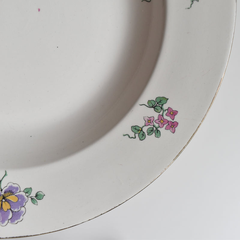 Vintage deep plate Digoin & Sarreguemines 3985 A