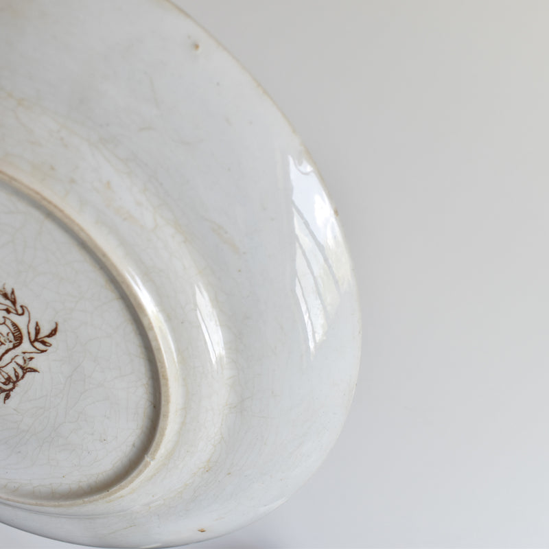 Antique Plate Longchamp Renaissance
