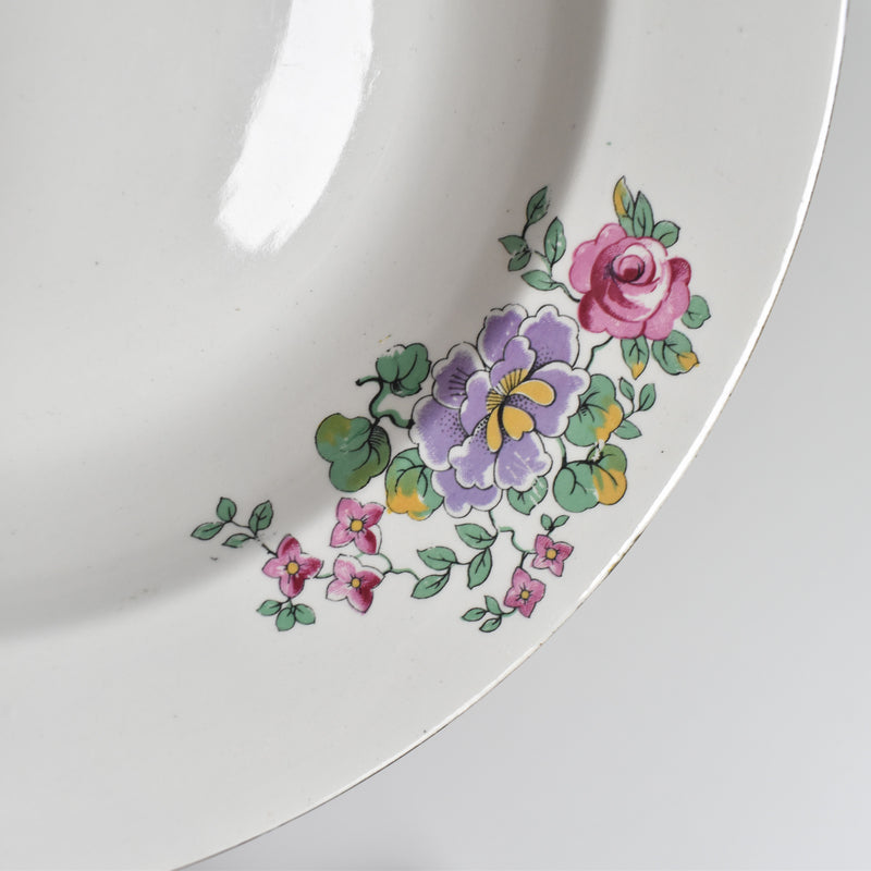 Vintage deep plate Digoin & Sarreguemines 3985 A