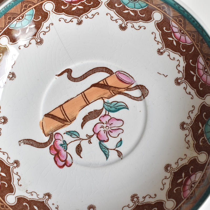 アンティークコーヒカップ＆ソーサー サルグミンヌ G