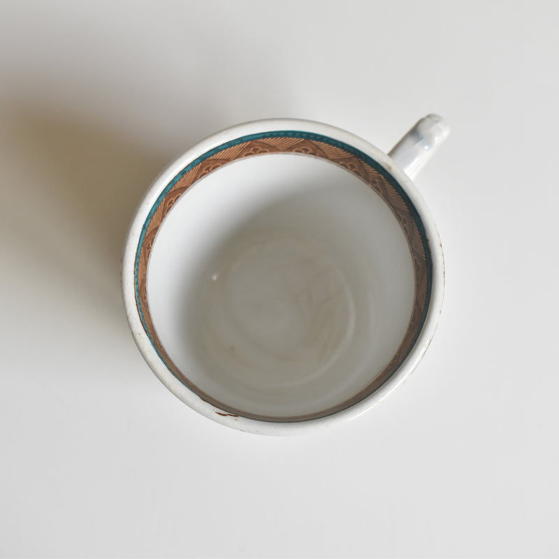 アンティークコーヒカップ＆ソーサー サルグミンヌ G