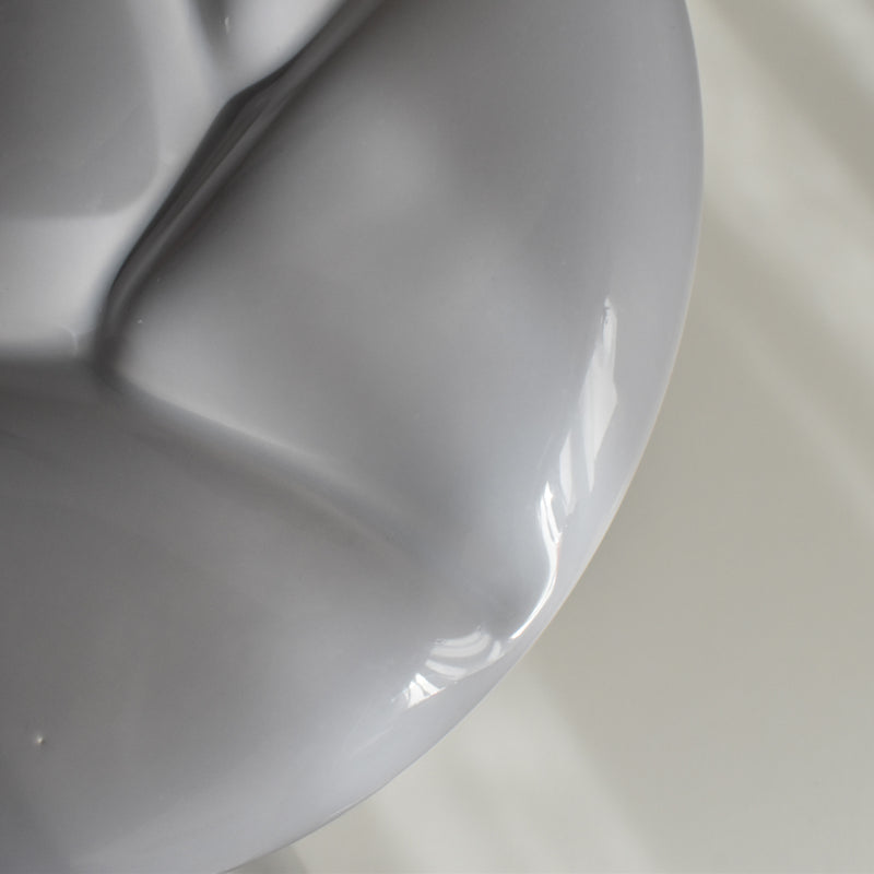 Vintage Fondue Plate Gien Gris F