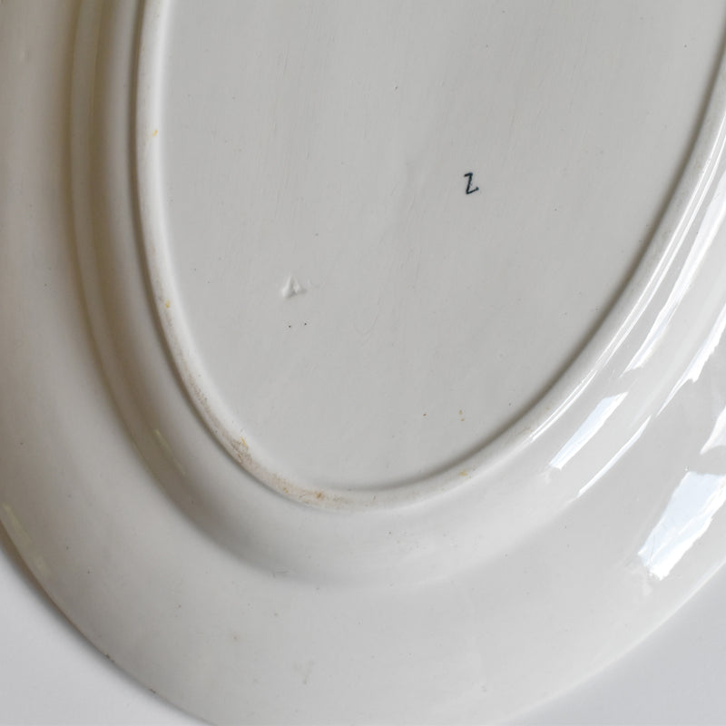 Antique Oval Platter, U&C Sarreguemines Carina