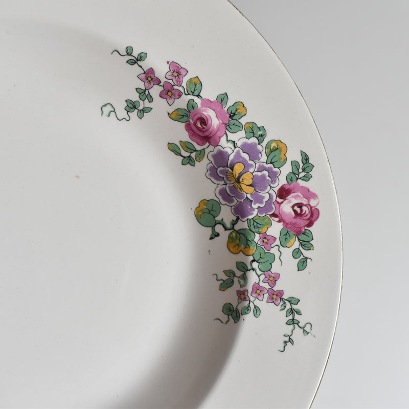 Vintage Deep Plate, Digoin & Sarreguemines 3985 B