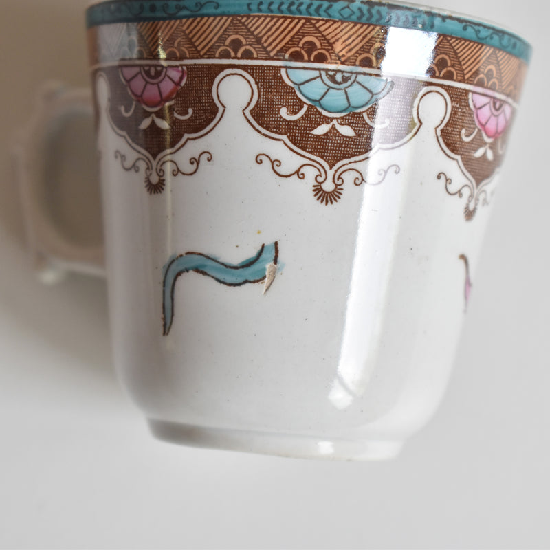 アンティークコーヒカップ＆ソーサー サルグミンヌ G