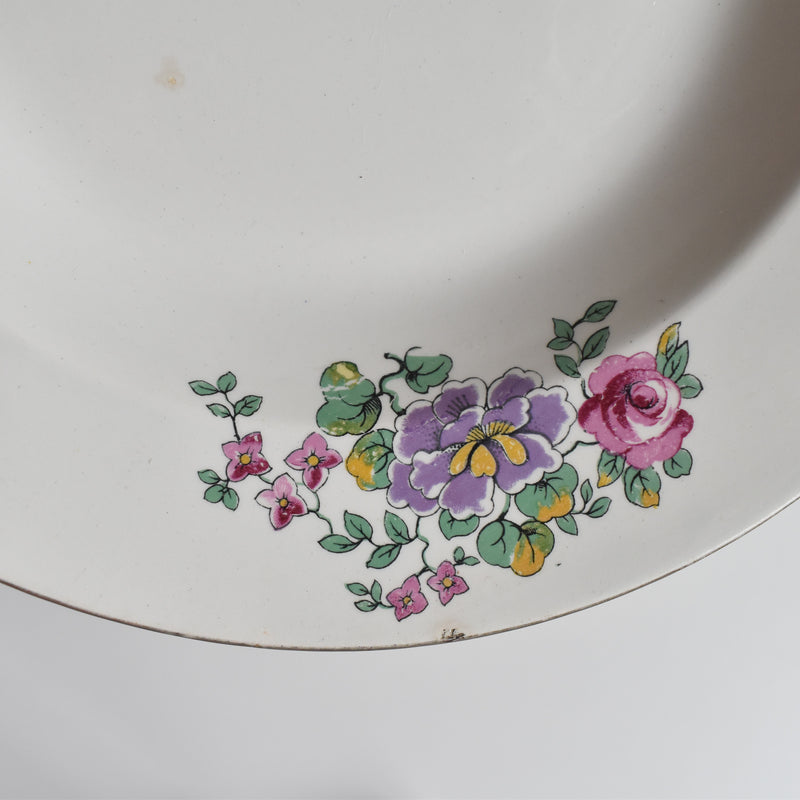 Vintage Deep Plate, Digoin & Sarreguemines 3985 B