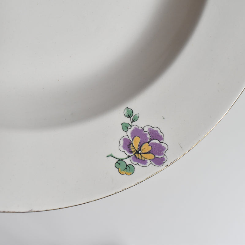 Vintage Deep Plate, Digoin & Sarreguemines 3985 B