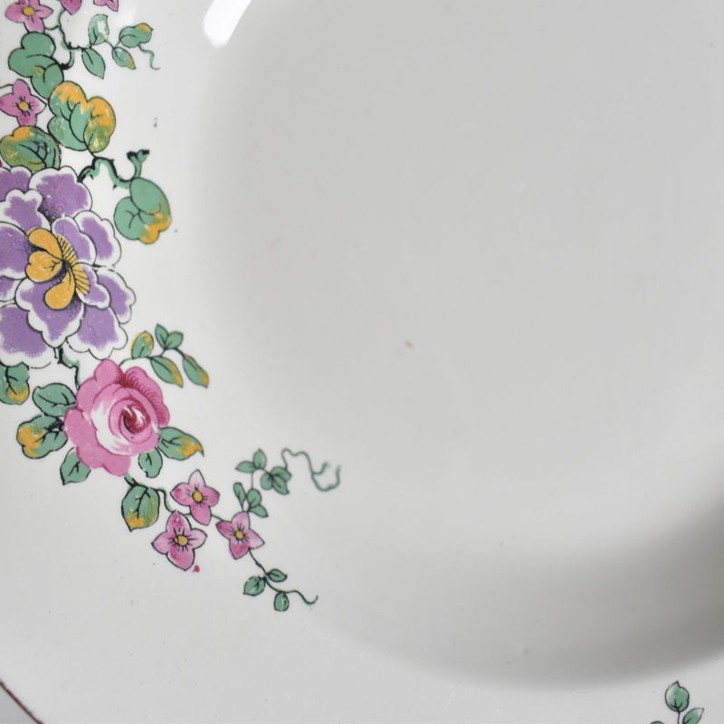 Vintage Deep Plate, Digoin & Sarreguemines 3985 B