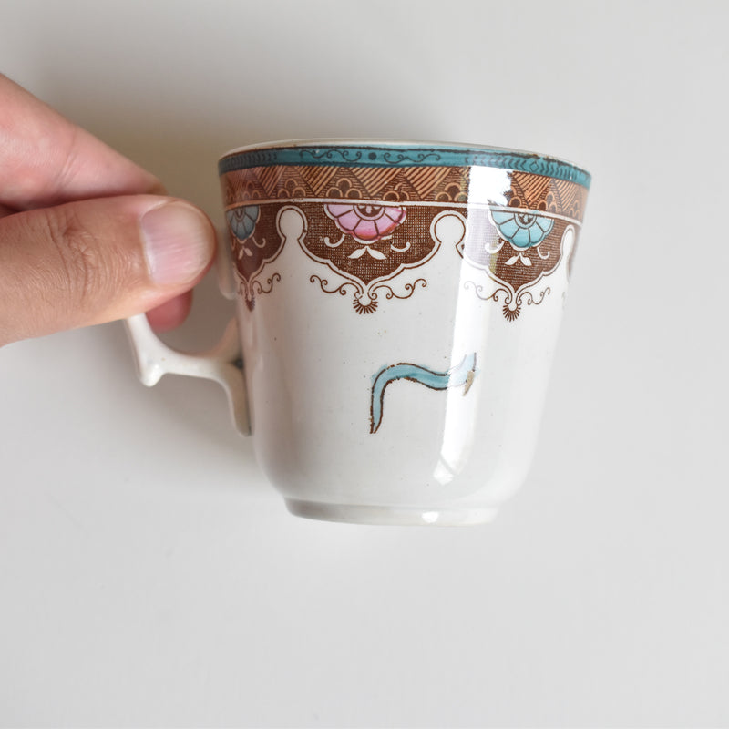 アンティークコーヒカップ＆ソーサー サルグミンヌ G