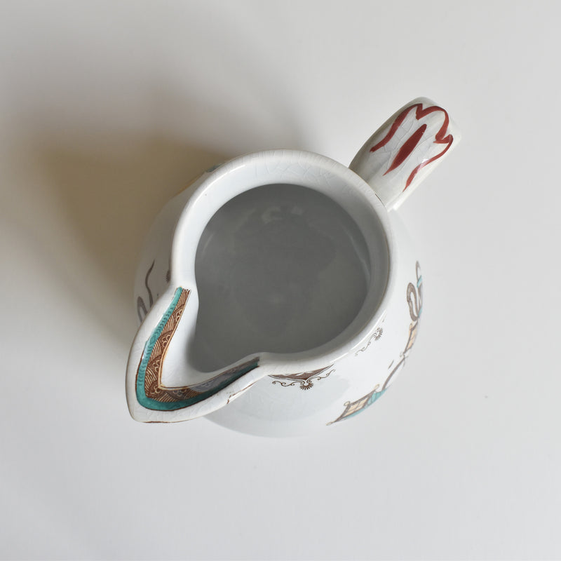 Antique Creamer Digoin & Sarreguemines