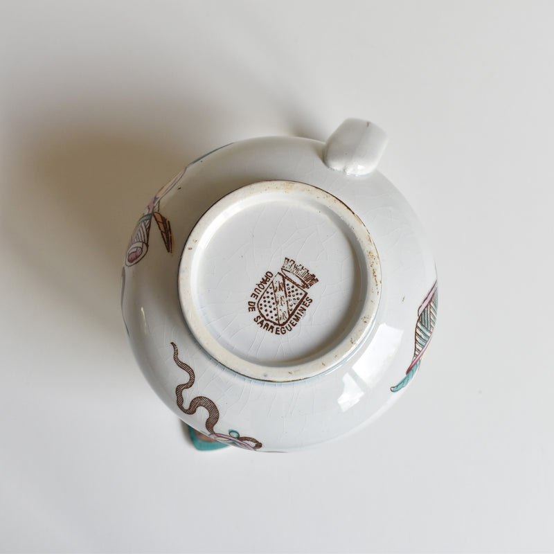 Antique Creamer Digoin & Sarreguemines