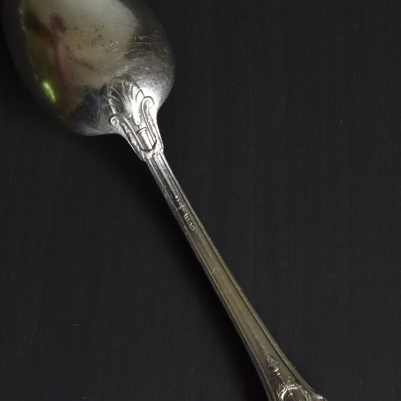 Vintage spoon silver plated SFAM monogrammed
