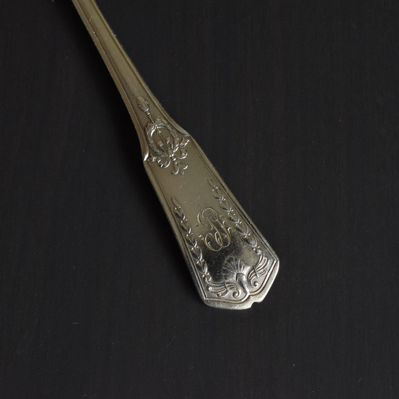 Vintage spoon silver plated SFAM monogrammed
