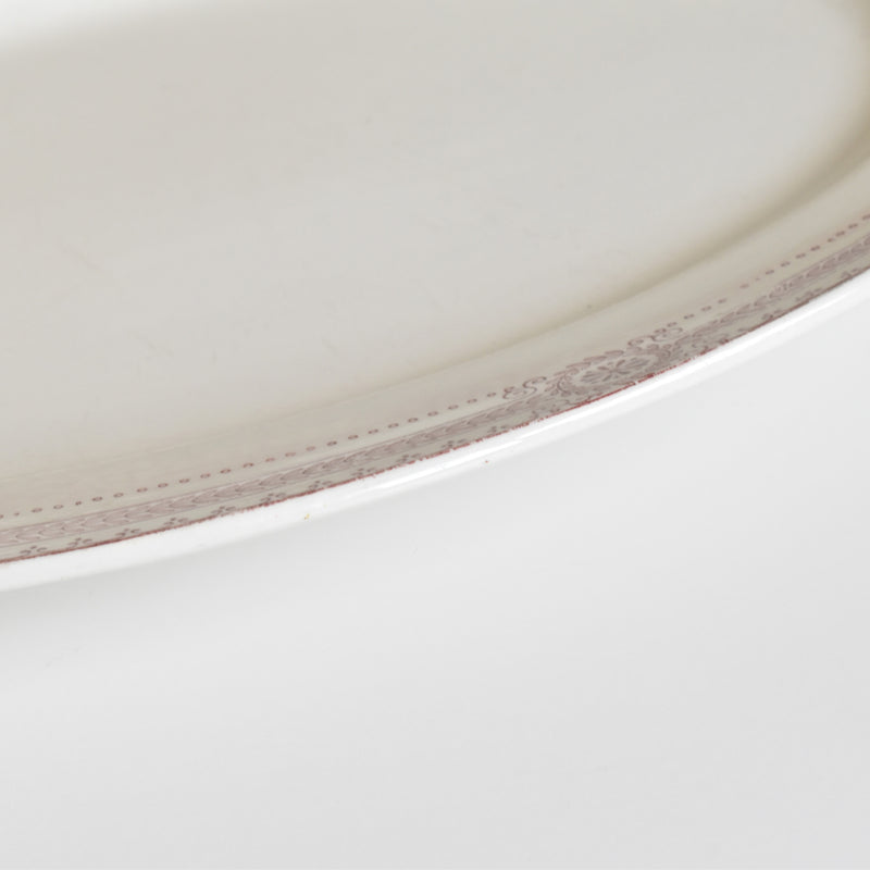 Antique Oval Platter, U&C Sarreguemines Carina