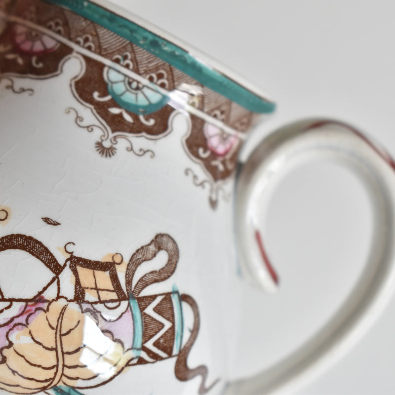 Antique Creamer Digoin & Sarreguemines