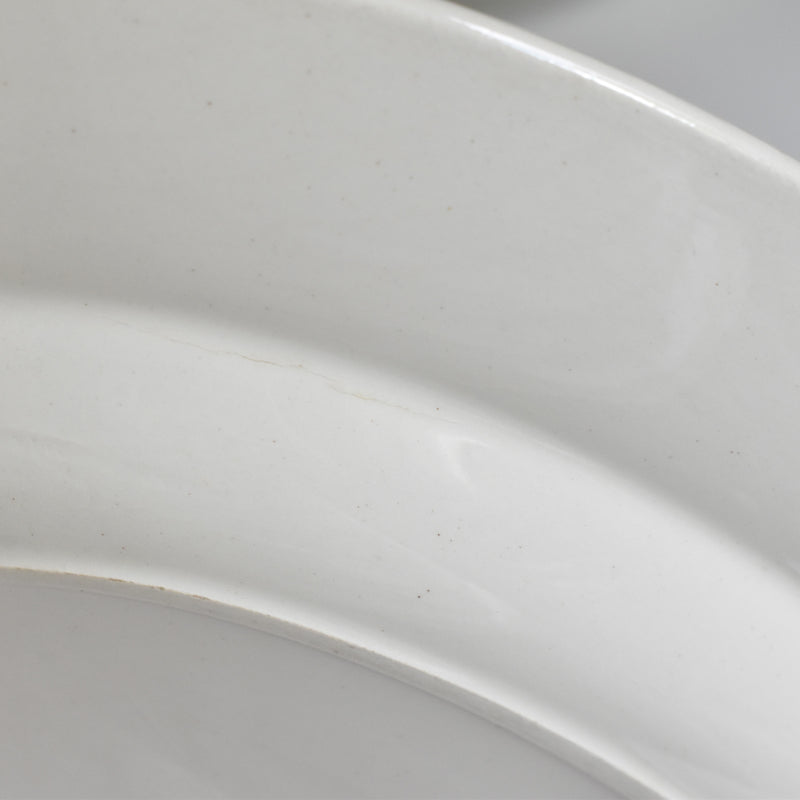 Antique Oval Platter, Longwy, Longjumeau