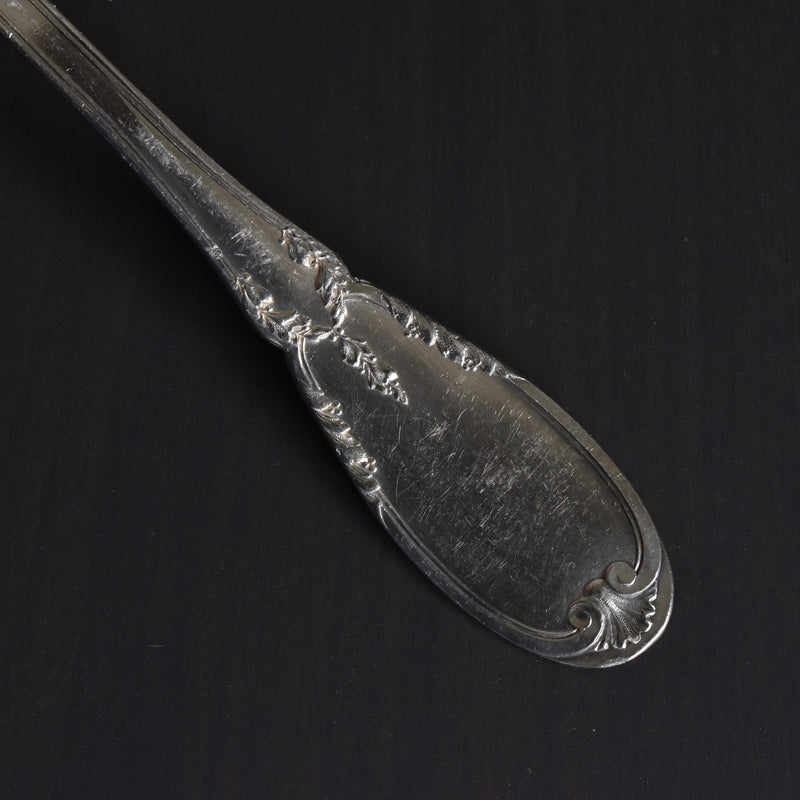 Antique Silver Plated Fork Paul Delhalle