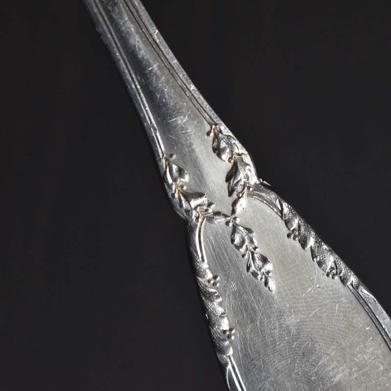 Antique Silver Plated Fork Paul Delhalle