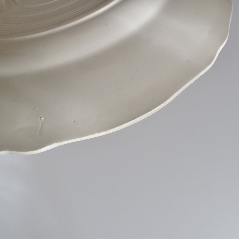 Vintage plate, Digoin & Sarreguemines, floral rim, 23cm D