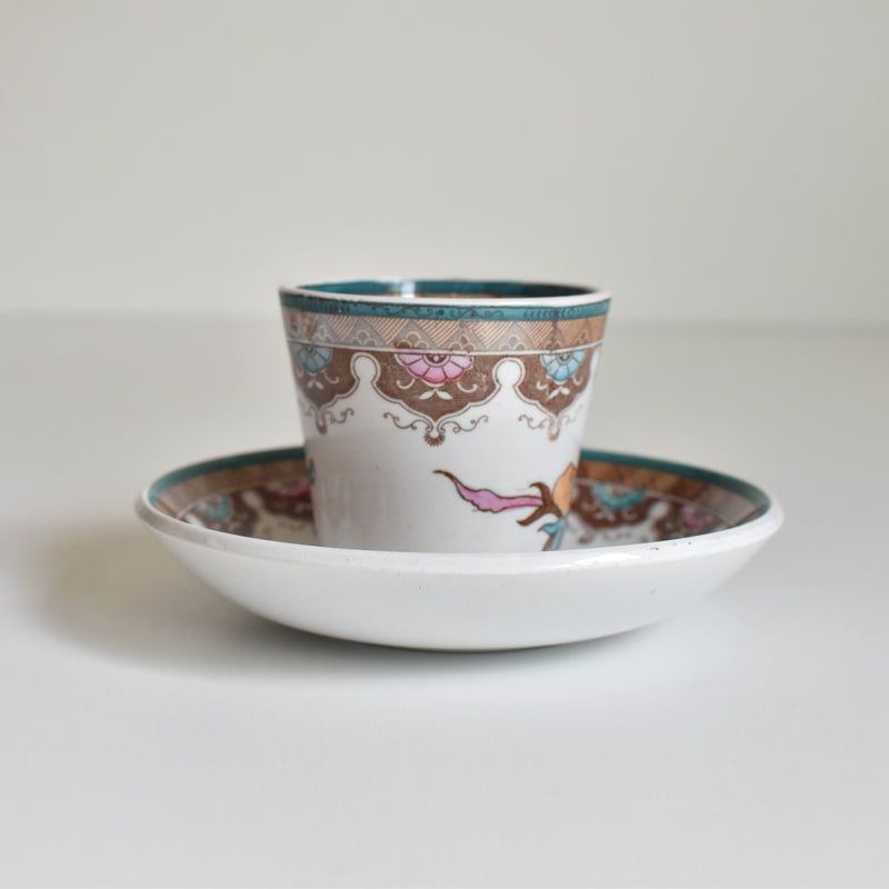 アンティークコーヒカップ＆ソーサー サルグミンヌ G