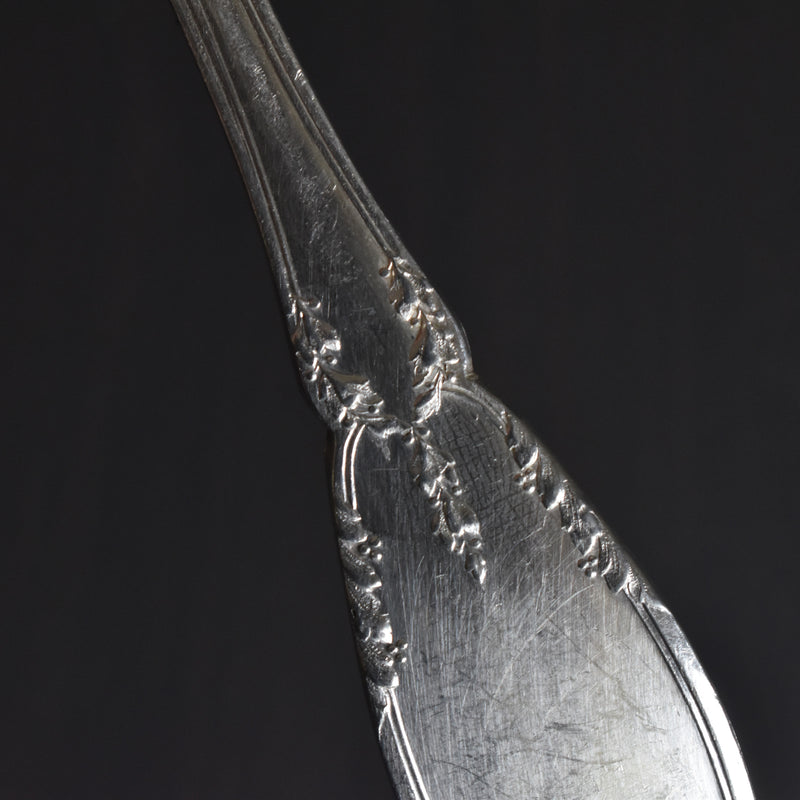 Antique Silver Plated Fork Paul Delhalle