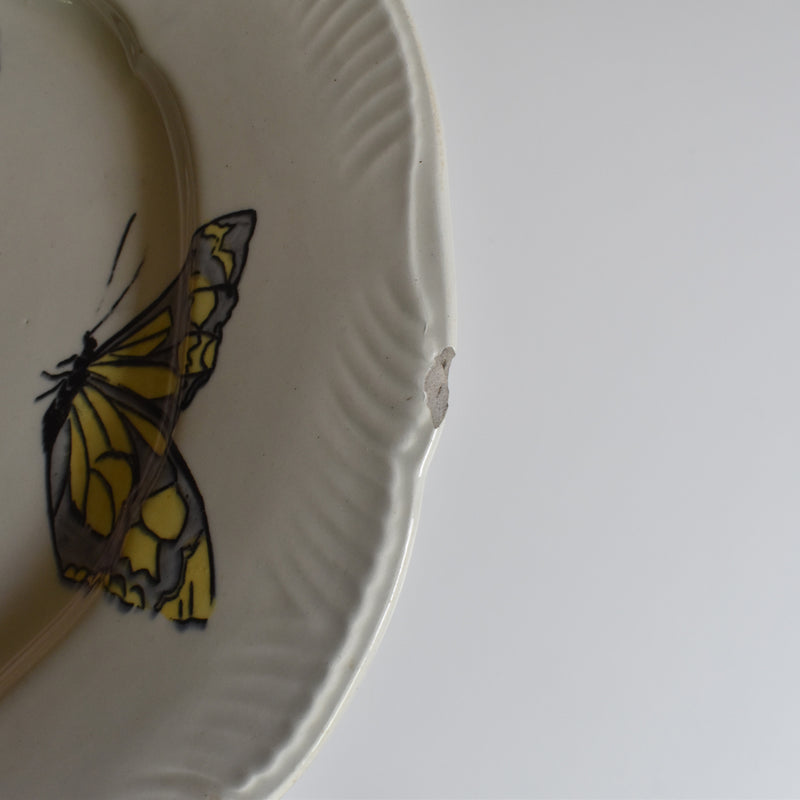 Antique Plate Barluet&Cie Creil Montereau Service Rousseau B