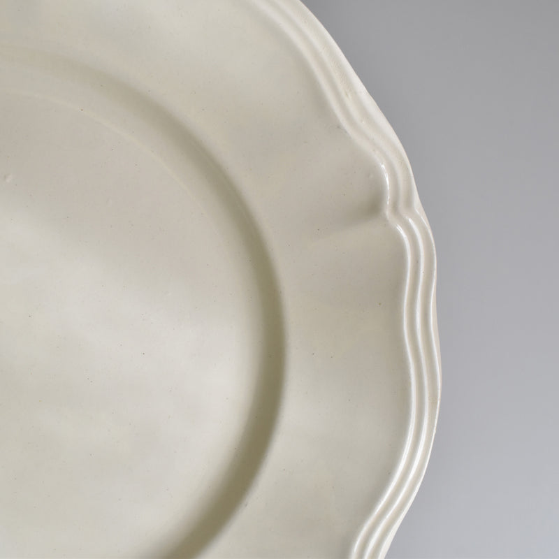 Vintage plate, Digoin & Sarreguemines, floral rim, 23cm D