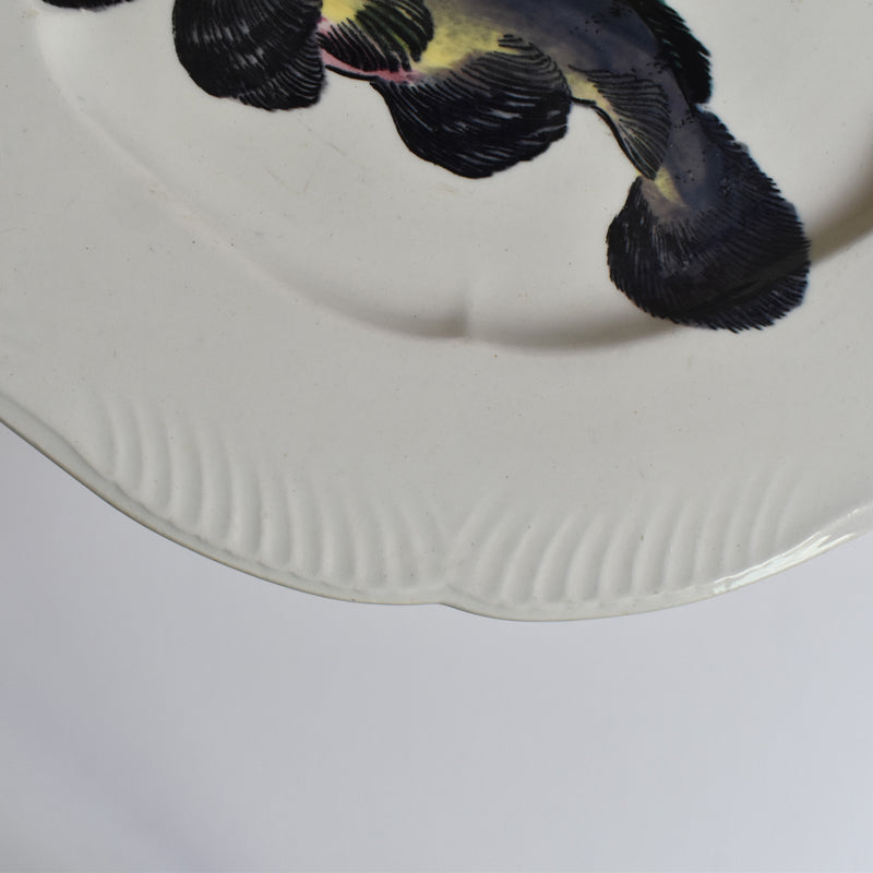 Antique Plate Barluet&Cie Creil Montereau Service Rousseau B
