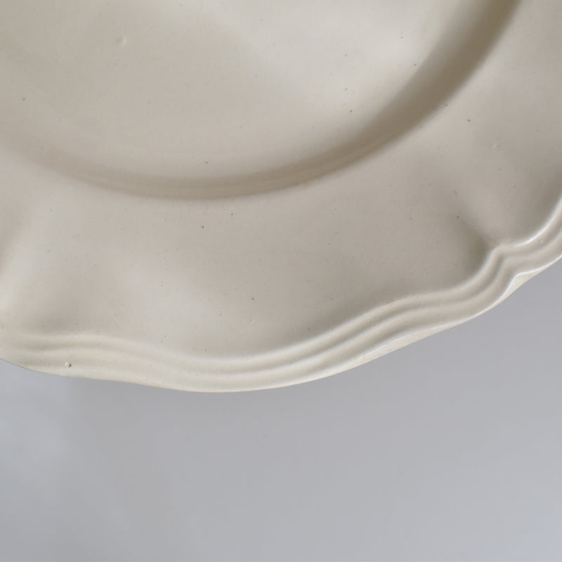 Vintage plate, Digoin & Sarreguemines, floral rim, 23cm D
