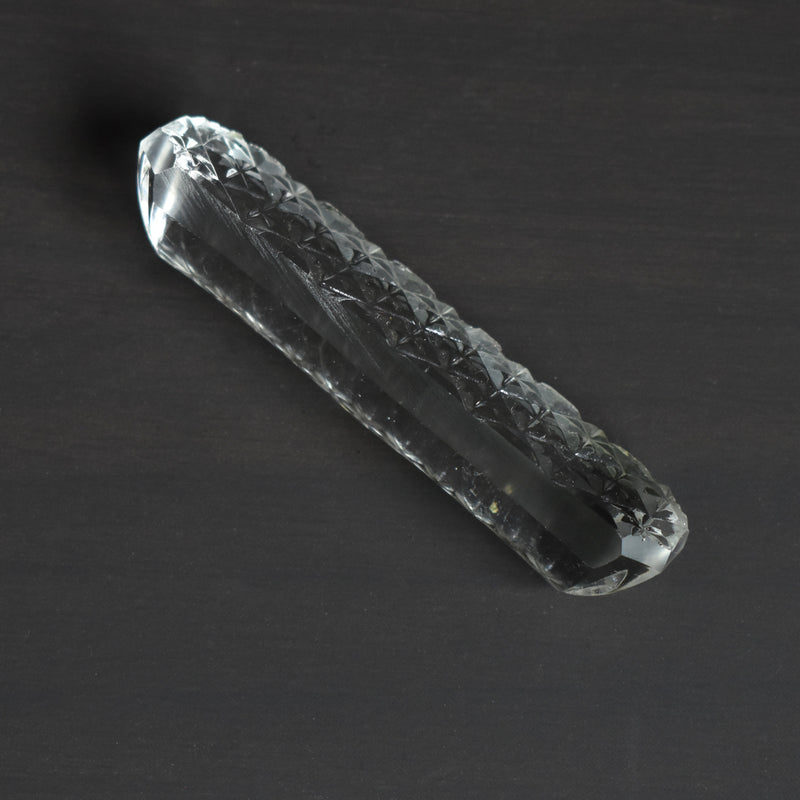 Antique Knife Rest, Crystal Glass