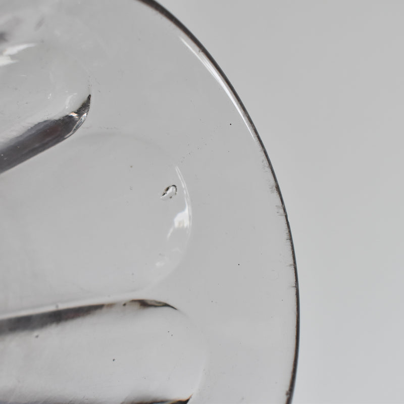 Antique Glass Jam Pot