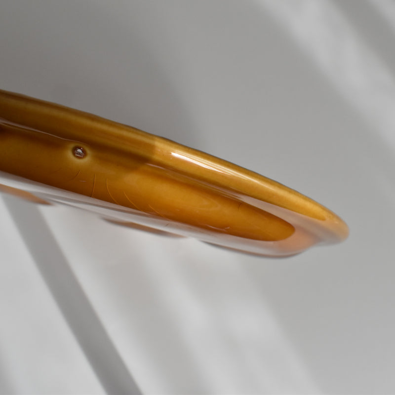 Vintage Fondue Plate Gien Miel