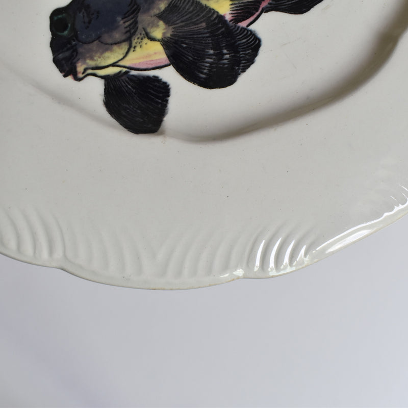 Antique Plate Barluet&Cie Creil Montereau Service Rousseau B